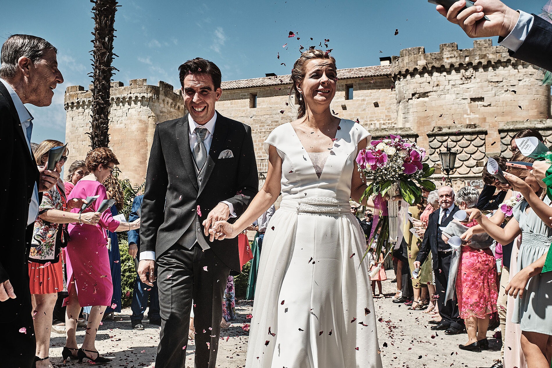 boda en castillo del buen amor ceremonia en el patio de armas y baile con castillo rebatestudio021