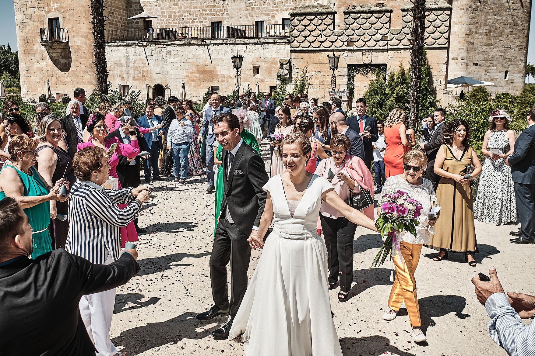 boda en castillo del buen amor ceremonia en el patio de armas y baile con castillo rebatestudio022